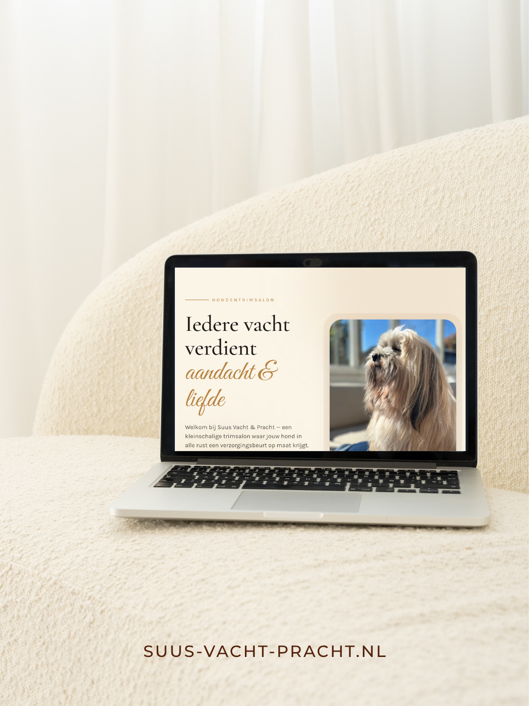 Suus Vacht & Pracht — hondentrimsalon website