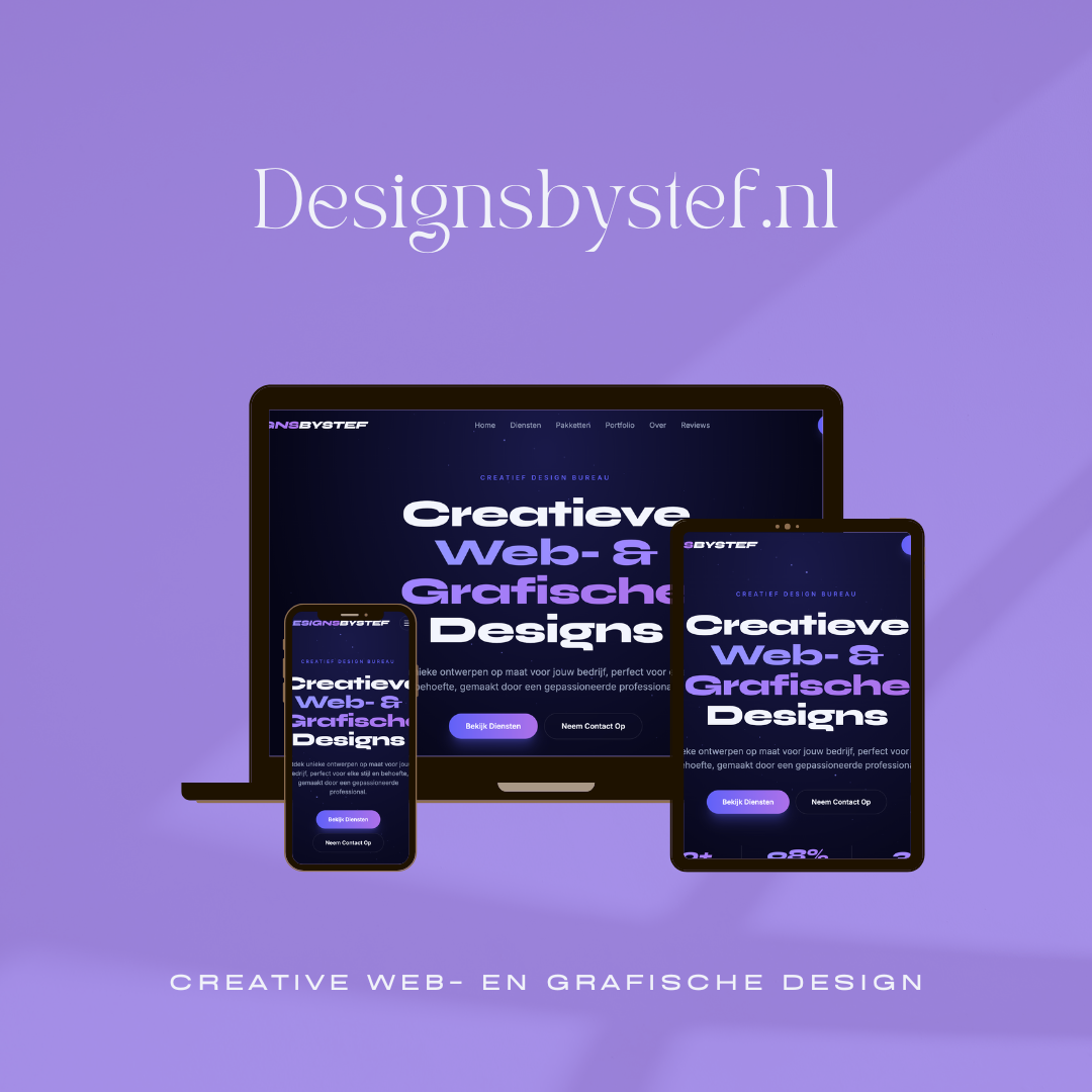 Designsbystef.nl — eigen website